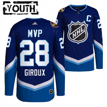 Philadelphia Flyers Trikot Claude Giroux 28 MVP 2022 NHL All-Star Blau Authentic - Kinder